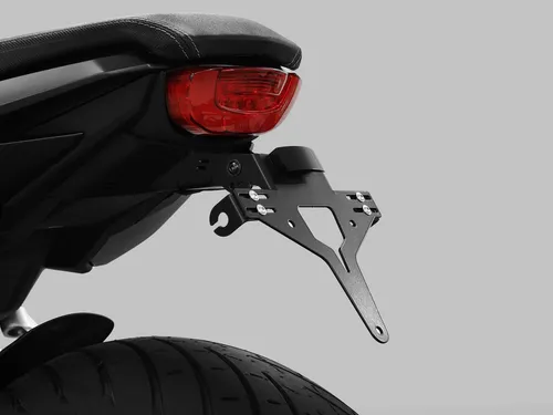 ZIEGER Kennzeichenhalter für Honda CB 650 R / CBR 650 R - Robuste Kennzeichenhalterung aus pulverbeschichtetem Stahl, speziell für Honda Modelle, sorgt für sicheren Halt und elegantes Design.