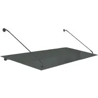 Glaszentrum Hagen STB 120x90 cm Glasvordach - Vordächer – Hochwertiges, witterungsbeständiges VSG-Glas sorgt für maximale Sicherheit und Stabilität, modernes Design für jeden Eingangsbereich.