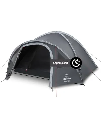 JUSTCAMP Scott Campingzelt für 4 Personen von JUSTCAMP