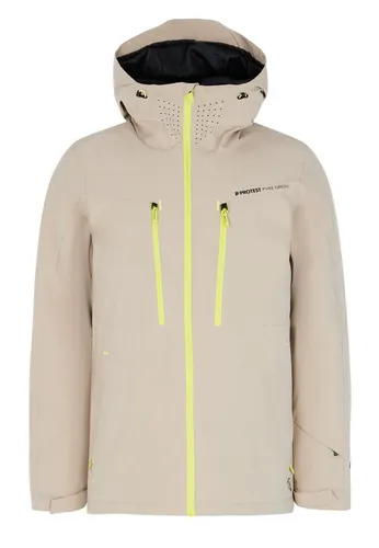 Protest Timothy Jacke Beige XL - Umweltfreundliche Skijacke - Skijacken aus recyceltem Material, atmungsaktiv mit 20K wasserabweisender Beschichtung, ideal für stilvolles Ski- und Snowboardfahren.