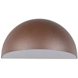 Trio Leuchten Außenwandleuchte, Weiß & Rost - Elegante Außenwandleuchte aus Metall und Kunststoff, 27x14 cm, wetterfest und ideal für die stimmungsvolle Beleuchtung Ihres Eingangsbereichs.