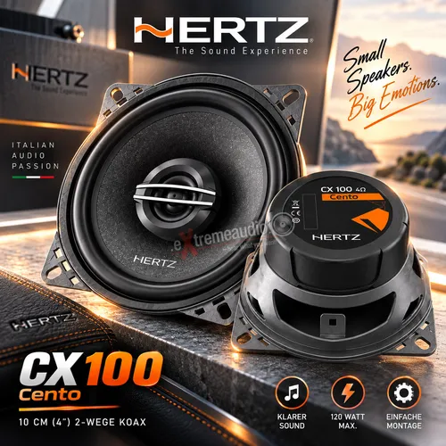 Hertz Cento CX 100 10 cm 2-Wege Koaxiallautsprecher von Hertz