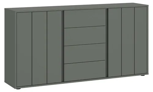 Sideboard Veddel Kommode 155x40x82cm grau-grün anthrazit