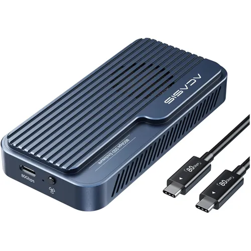 Produktbild ACASIS 80Gbps M.2 NVMe SSD Gehäuse mit Kühlventilator