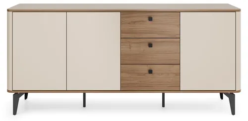 XXL Kommode ELENA 180 cm Eiche Sideboard mit 3 Türen und 3 Schubladen