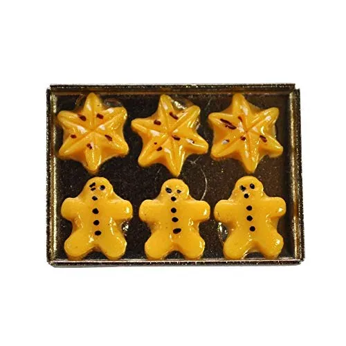 Melody Jane Puppenhaus Tablett Mit Weihnachten Kekse Miniatur Küche Esszimmer Zubehör