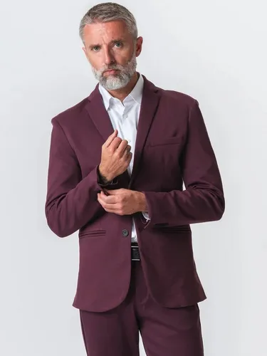 Performance Blazer Herren Burgundy (Größe 52) – Stilvolles Slim Fit Sakko für Business & Freizeit - Entdecken Sie den Performance Blazer: Bequemer Schnitt mit leichtem Stretch für optimalen Tragekomfort. Ideal für jede Gelegenheit – vom Büro bis zur Feier. Hochwertige Materialien sorgen für Langlebigkeit und Stil.