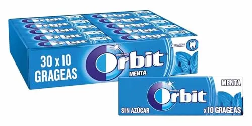 ORBIT OHNE ZUCKER KAUGUMMIS MINT in blau von Orbit