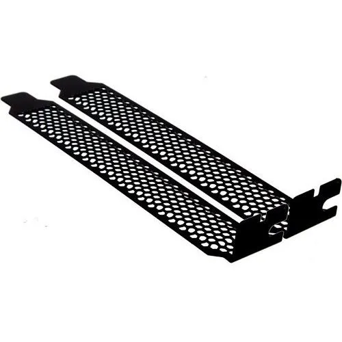 InLine 2x schwarzes Slotblende für Gehäuse (66641B)