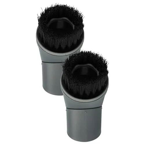 vhbw 2X Ersatz Saugpinsel Set kompatibel mit Miele S714-1, S712-1, S714, S715, S7121, S7141, S7151 Staubsauger - Rundbürste