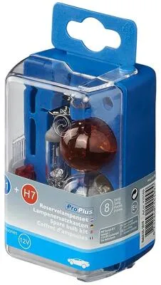 Pro Plus Lampenersatzkasten, H1+H7, 8teilig