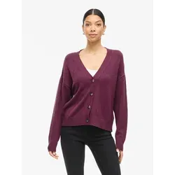 Vila Strickjacke VIRIL V-NECK KNIT CARDIGAN - NOOS - Cardigans, stylische Strickjacke mit V-Ausschnitt, bequem und warm, ideal für vielseitige Outfits von lässig bis chic.