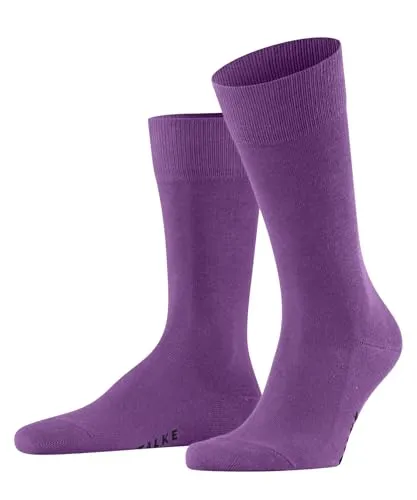 FALKE Herren Socken Family M So nachhaltige Baumwolle einfarbig 1 Paar, Rot Phlox 8067, 43-46