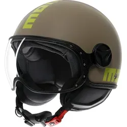 MOMODESIGN FGTR CLASSIC E2206 Jet-Helm - Motorradhelm für Männer und Frauen, mit Anti-Kratz-Visier und spezieller Passform für Brillenträger, ideal für sicheren Fahrspaß.