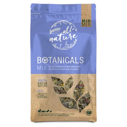 Bunny Nature Botanicals Mix mit Hibiskusblüten & Petersilienstielen 150 g, NEU