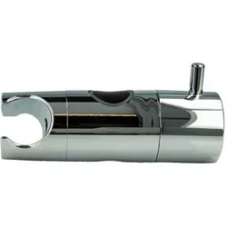 Tecuro - Design-brausehalter Für Wandstange Ø 18 Mm Kunststoff Verchromt