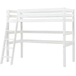 Hoppekids Hochbett  ECO Luxury , weiß , Maße (cm): B: 144 H: 177