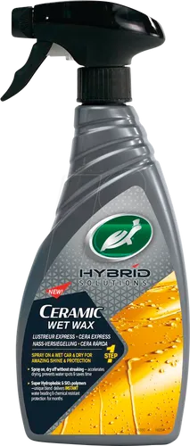 Turtle Wax Hybrid Solutions Keramische Nass-Autowachs, 500 ml, 1 Packung, Fruchtiger Duft, Schnelles & Einfaches Auftragen, Wachsen, Polieren & Schützen in einem Schritt nach der Wäsche