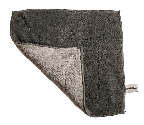 Kochblume Kochblume Microfasertuch in anthrazit/grau 30 x 30cm Reinigungstücher