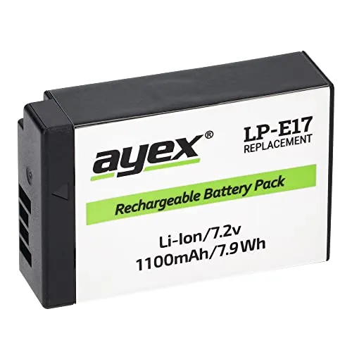 LP-E17 Akku für zB Canon RP R100 R50 R8 77D 750D 760D 800D 850D M3 M5 M6 Mark II