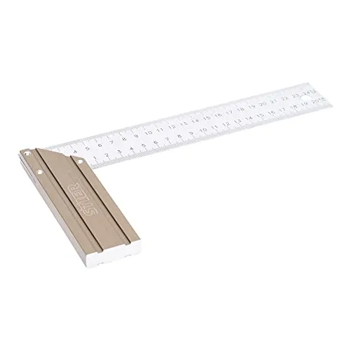 STIER Anschlagwinkel, Schreinerwinkel, Aluminium, 90° / 45°, 250 mm