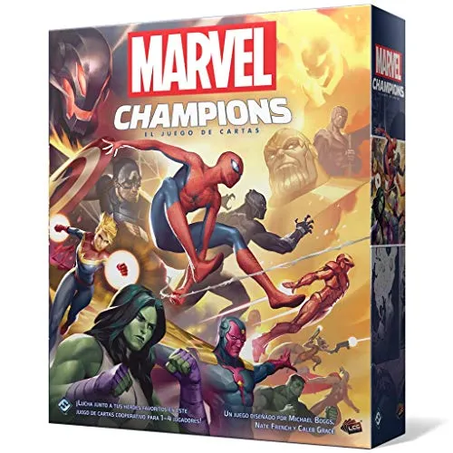 Fantasy Flight Games Marvel Champions: Das Kartenspiel, Strategiespiel und kooperative Superhelden, ab 14 Jahren, 1 bis 4 Spieler, 45-90 Minuten pro Spiel - Spanische Sprache
