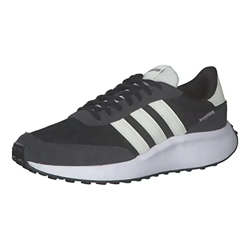 adidas Damen Run 70s Shoes - Laufschuhe in Core Black/Off White/Carbon, 36 2/3 EU - Bequeme Laufschuhe mit dämpfender Zwischensohle, ideal für sportliche Aktivitäten und den Alltag.