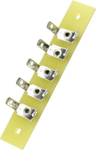 TRU Components Lötleiste einreihig Polzahl Gesamt 5 Epoxyd (L x B x H) 59 x 10 x 1.6mm 1St.