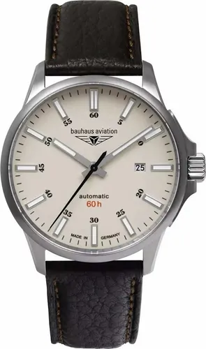 Bauhaus Automatik 28645 Herren Automatikuhr - Herrenuhren mit elegantem Titan-Gehäuse, Saphirglas und wasserdicht bis 10 bar – perfekter Begleiter für stilbewusste Männer.
