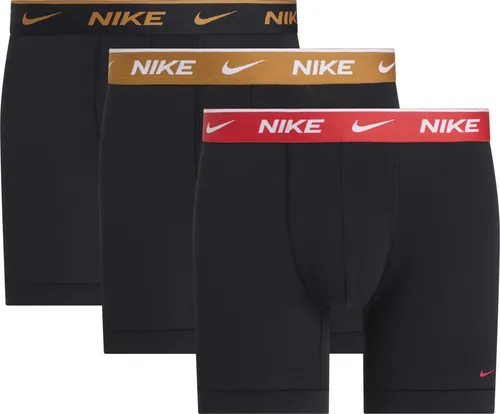 Nike Underwear Boxershorts BOXER BRIEF 3PK (Packung, 3-St., 3er) mit NIKE Logo-Elastikbund