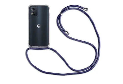 betterfon Handykette für Motorola Moto E13 Handyhülle mit Band & Kordel Bumper, Hände frei – mit Silikonhülle & Schnur für flexiblen Alltag