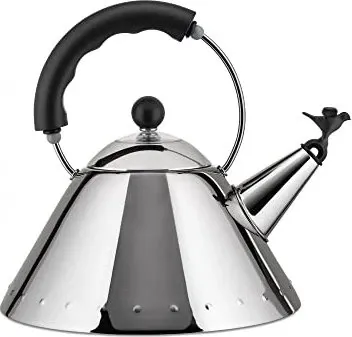 ALESSI Edelstahlkessel für Induktion (9093 B) in schwarz von Alessi