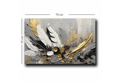 ABERTO DESIGN Leinwanddruck 70 x 45 cm - Hochwertiger Kunstdruck auf Leinwand, ideal zum Aufstellen oder Aufhängen. Perfekt für individuelle Gestaltung in jedem Raum und Stil. Hinweis: Dekoration nicht im Lieferumfang enthalten.