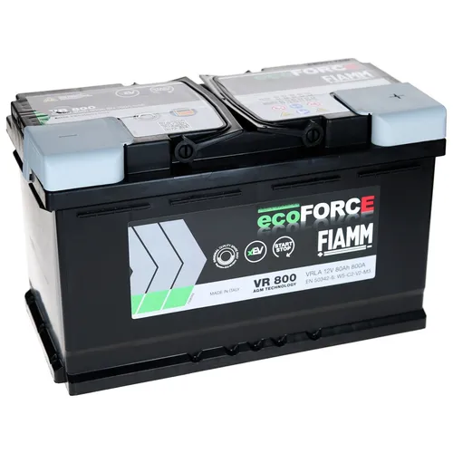 Fiamm EcoForce AGM 12V 80Ah VR800 Autobatterie