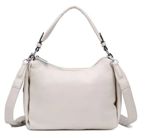 ITALYSHOP24 Schultertasche DAMEN TASCHE SHOPPER Umhängetasche Crossover Hobo Bag Leder Optik (Spar-Set: Tasche mit 2 Gürtel. Zusatz Stoffgurt/Umhängeband, mit Schultergurt), Henkeltasche Reisetasche Crossbag für Büro Freizeit Urlaub BodyBag