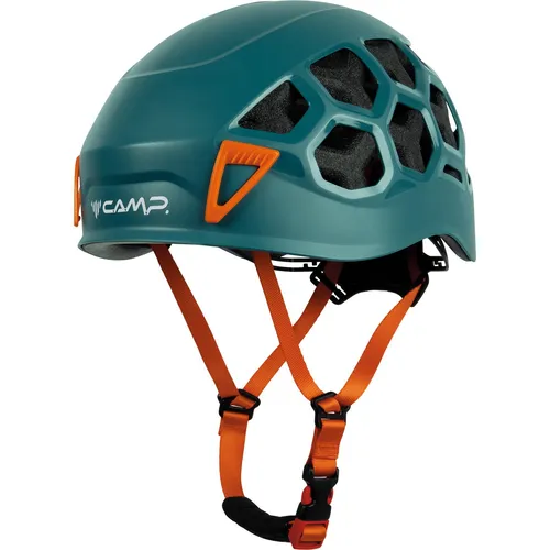 Camp Ikon Kletterhelm Blau 48-58 - Fahrradhelm für Kletterer, leicht und komfortabel, ideal für Sicherheit beim Klettern und Radfahren.