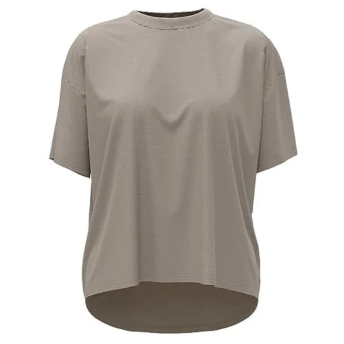 Odlo Damen T-Shirt ACTIVE 365 NATURAL - Rundhalsshirts: Extraweites, kurzärmliges T-Shirt aus 65% recyceltem Polyester und TENCEL™ für optimalen Komfort und Feuchtigkeitsregulierung – ideal für Freizeit und leichte Workouts.