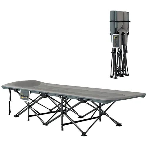 Feldbett faltbar Campingbett mit Matratze und Kopfkissen