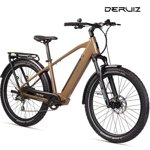 DERUIZ E-Bike Trekkingrad 28 Zoll mit 644Wh Akku von Deruiz