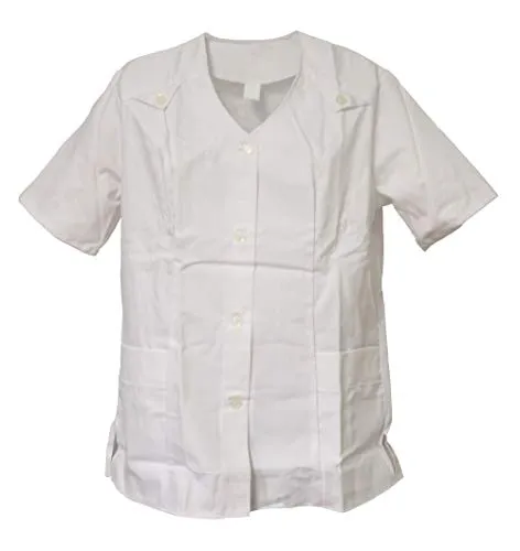 Schuerzenfabrik Schwesternkasack Damen Kasack Hosenkasack 1/4 Arm, Größe:58, Farbe:weiß