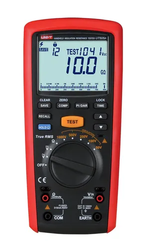 UNI-T Multifunktions-Isolationstester UT505A - Präziser Isolationstester für umfassende Messungen, ideal für Elektrotechniker und Sicherheitsprüfungen.