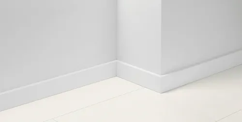 Parador Sockelleiste SL 18 Dekor Uni weiß D001, Fußleiste