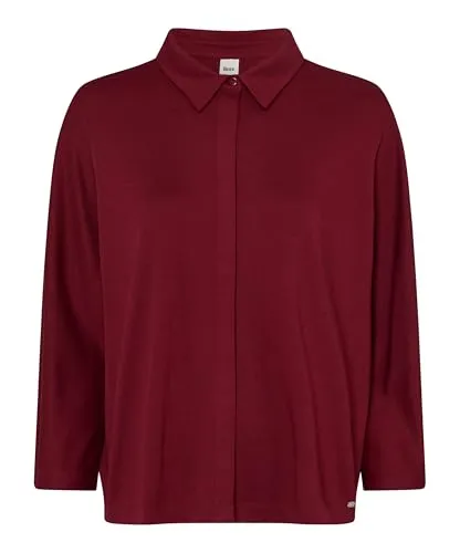Brax Poloshirt Style CELIA M rot M (38) - Shirt aus 50% Modal und 50% Baumwolle, kurzärmlig und ideal für einen lässigen Look. Perfekt für Alltag und Freizeit.