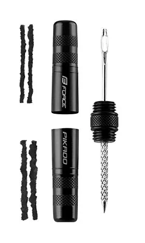 Force Tubeless Reifen Reparatur Set Repair Tubeless Tyre Set Flickzeug Klein einstecken Trikot Schlauchlos mit Werkzeug