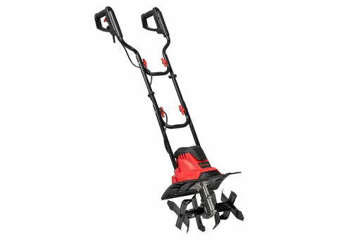GOPLUS Elektrische Motorhacke 750 W, Klappbar, 36 cm Arbeitsbreite