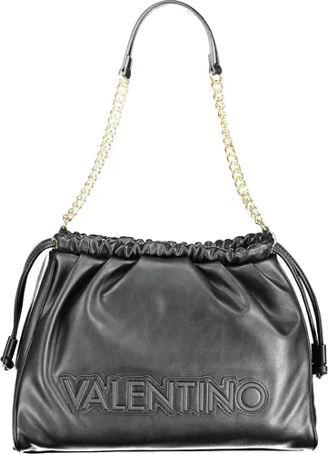 VALENTINO BAGS Schwarze Umhängetasche für Damen - Elegante Umhängetasche mit Kettenriemen und verstellbarem Schultergurt. Praktische Innentasche und Handyfächer sorgen für Funktionalität und Stil.