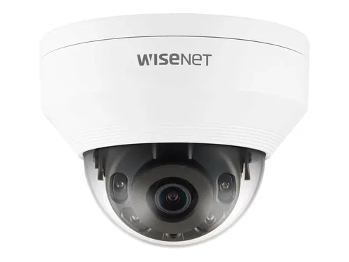 Hanwha QNV-6012R Minidome IP Kamera 2MP - Überwachungskamera für Outdoor mit 355° Schwenkbereich, Nachtsicht bis 20m und IP66 Schutz. Ideal für zuverlässige Sicherheit rund um die Uhr.