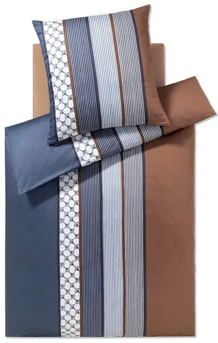 JOOP! Bettwäsche-Set in Blau, 155 cm Breite in blau von JOOP!