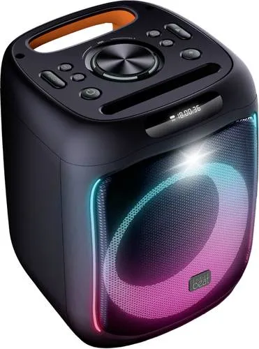 Mobile Beat SB-TWS 100 BT - Tragbarer Bluetooth Lautsprecher, kabelloses Musikstreaming mit bis zu 13 h Laufzeit und Karaoke-Funktion