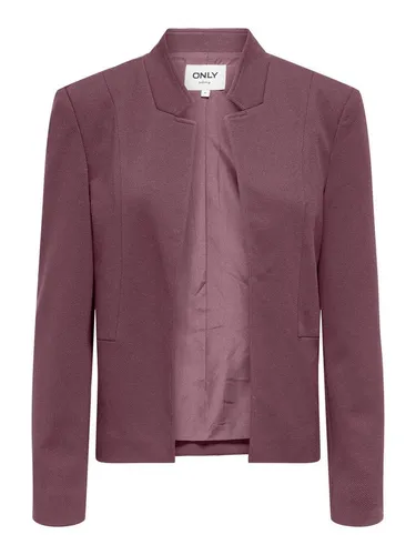 ONLY Kurzblazer ONLEMILLIA LIFE L/S OPEN BLAZER CC TLR braun XS (34) - Modischer Kurzblazer mit Stehkragen in Rose Brown. Elastisches Material sorgt für hohen Tragekomfort. Ideal für den täglichen Einsatz und vielseitig kombinierbar.